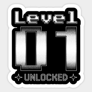 Level 1 Unlocked Sticker